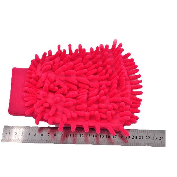 car wash gloves microfiber car cleaning care detailing tools double sided chenille soft towel for motives household 21x15cm h jlletm